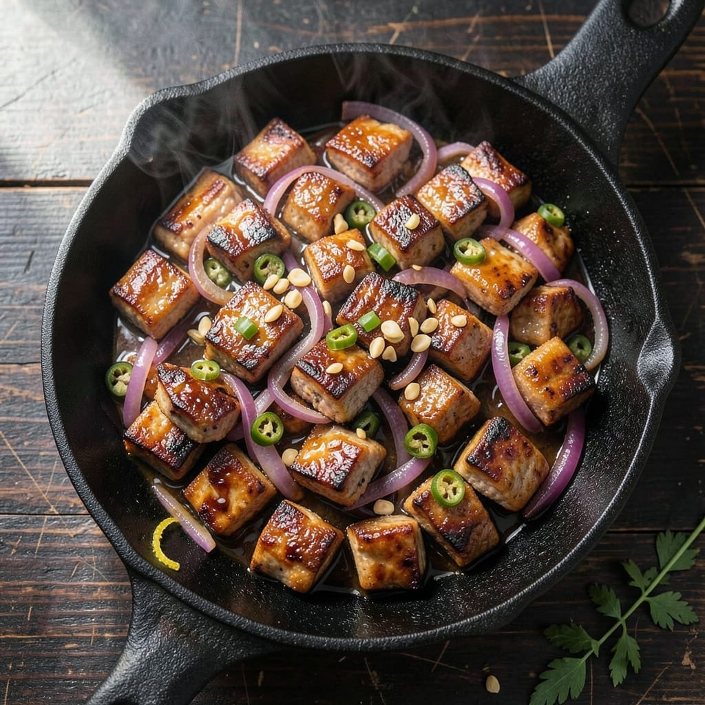 Grilled Pork Sisig Recipe: Crispy Bites With Tangy Citrus Zing