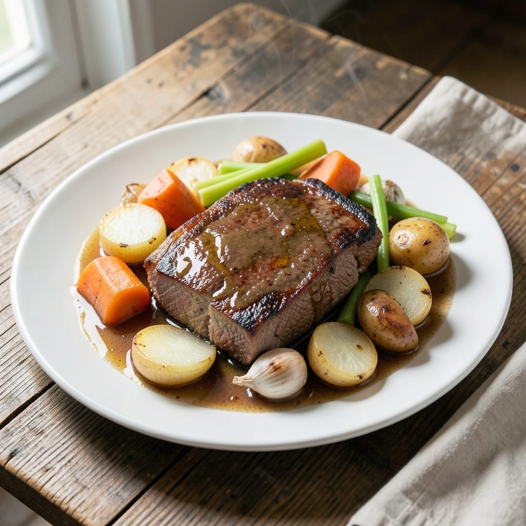 Pot Roast Recipe No Wine Slow Cooker: Hands-Off Herb-Infused Comfort