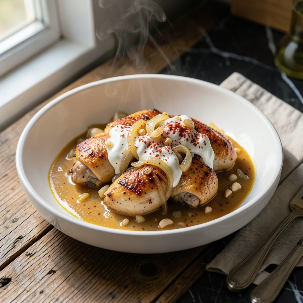 Chicken Paprikash Recipe Sour Cream: Hungarian-Style Stew With Tender Chicken