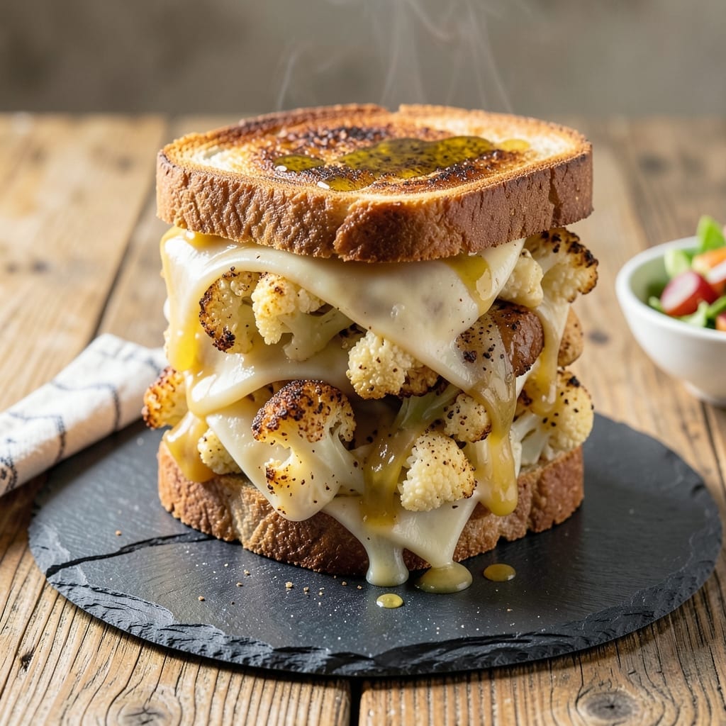 Cauliflower Grilled Cheese Sandwich Recipe: Ultra Melty With Veggie-Packed Layers Cauliflower Grilled Cheese Sandwich Recipe: Ultra Melty With Veggie-Packed Layers