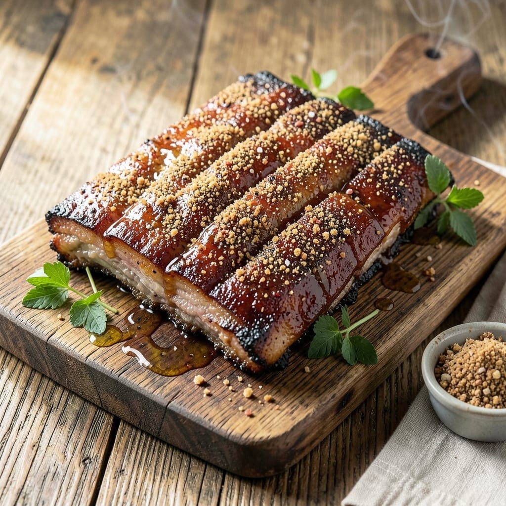 Bake and Grill Ribs Recipe: Smoky Char With Double Cooked Tenderness