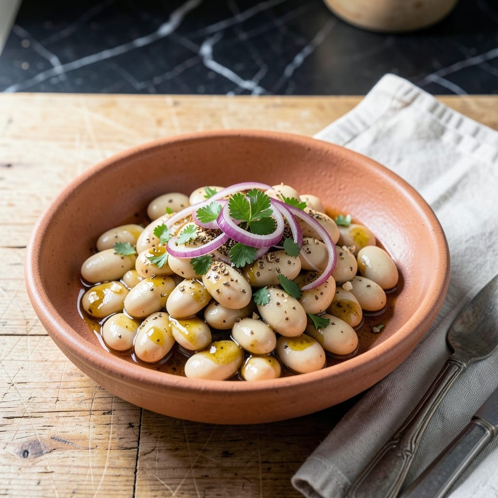 Gigante Beans in Vinaigrette Recipe: Mediterranean Brightness in Every Bite