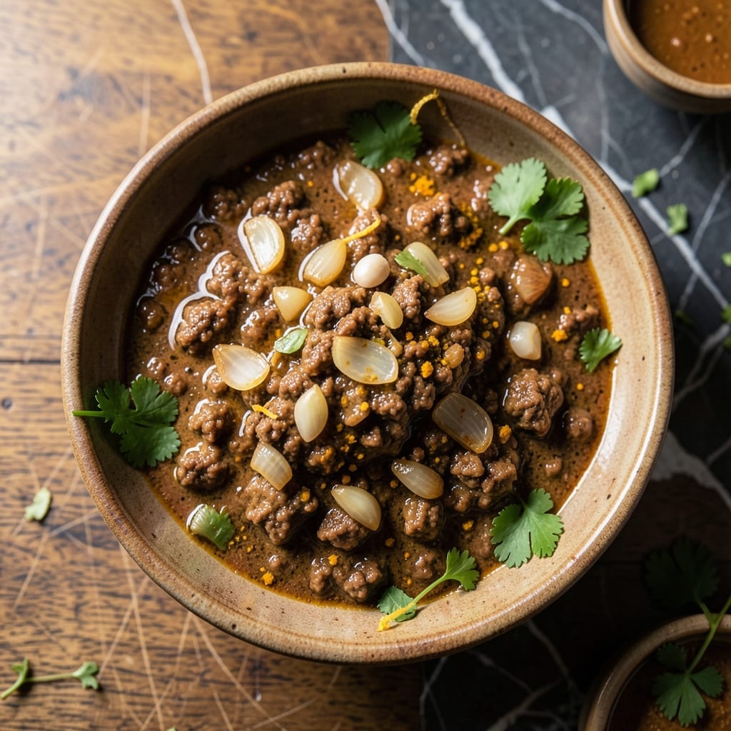 Recipe Beef Mince Curry: Bold Spices in a Thick Gravy