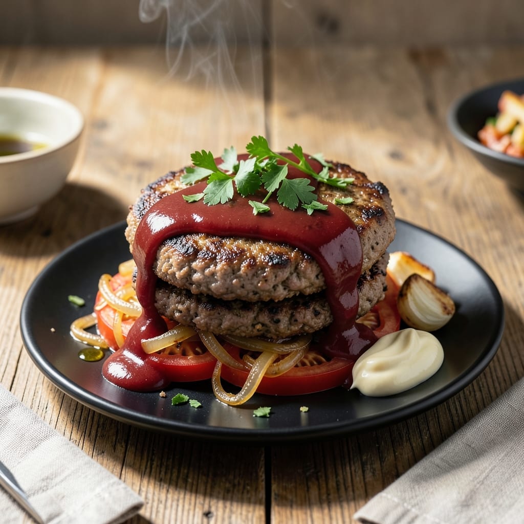 Hamburger Steak Recipe No Egg: Juicy Bind With Breadcrumbs