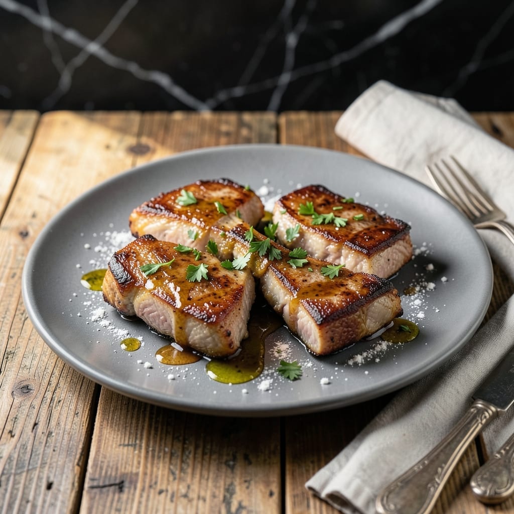 Recipe For Drunken Pork Chops: Beer-Braised Tenderness with Caramelized Onions