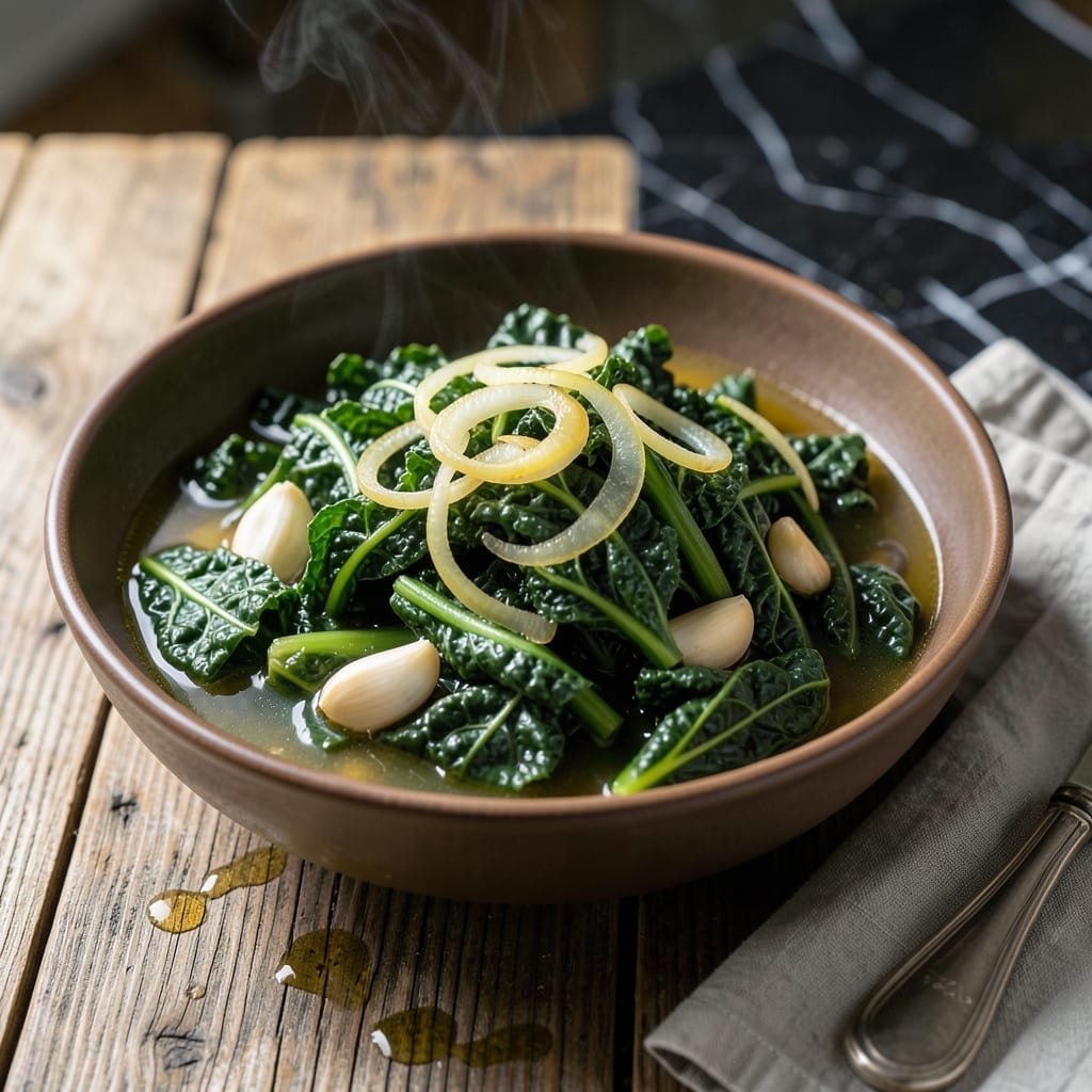 Kale Collard Greens Recipe: Southern-Style Braised Tenderness