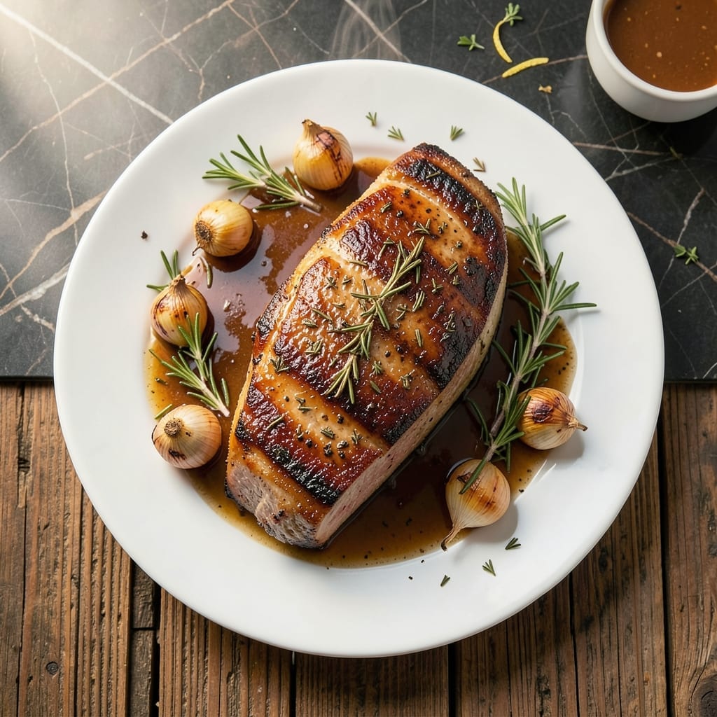 Gordon Ramsay Pork Loin Recipe: Herb-Crusted Juiciness With Pan Jus