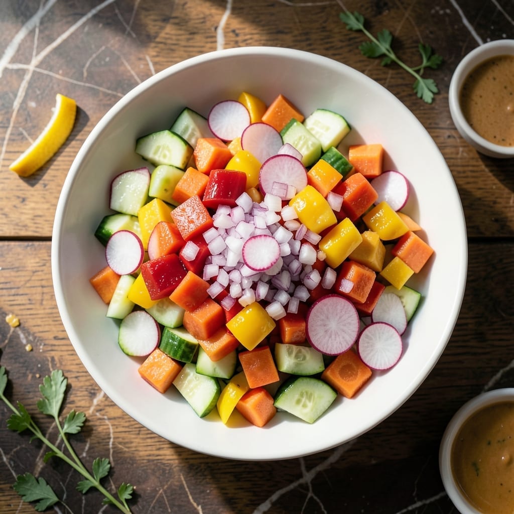 Vegetable Chopper Salad Recipe: Fresh Crunch in Every Bite