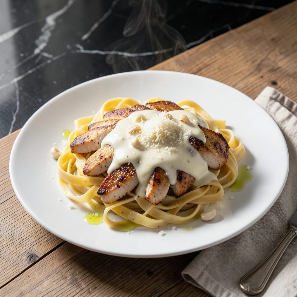 Chicken Alfredo Recipe For 2: Intimate Date Night Pasta