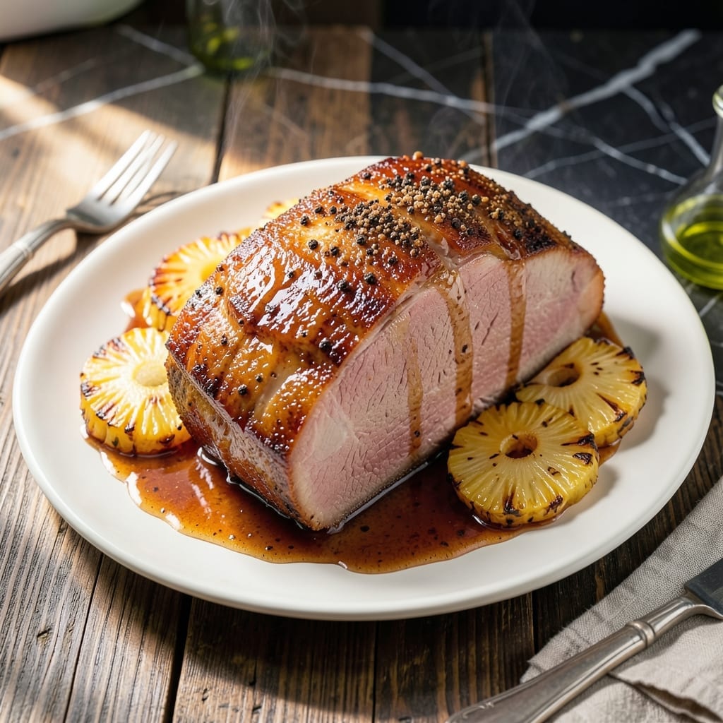 Honey Baked Ham Recipe Slow Cooker: Sweet Glaze Infused All Day Long