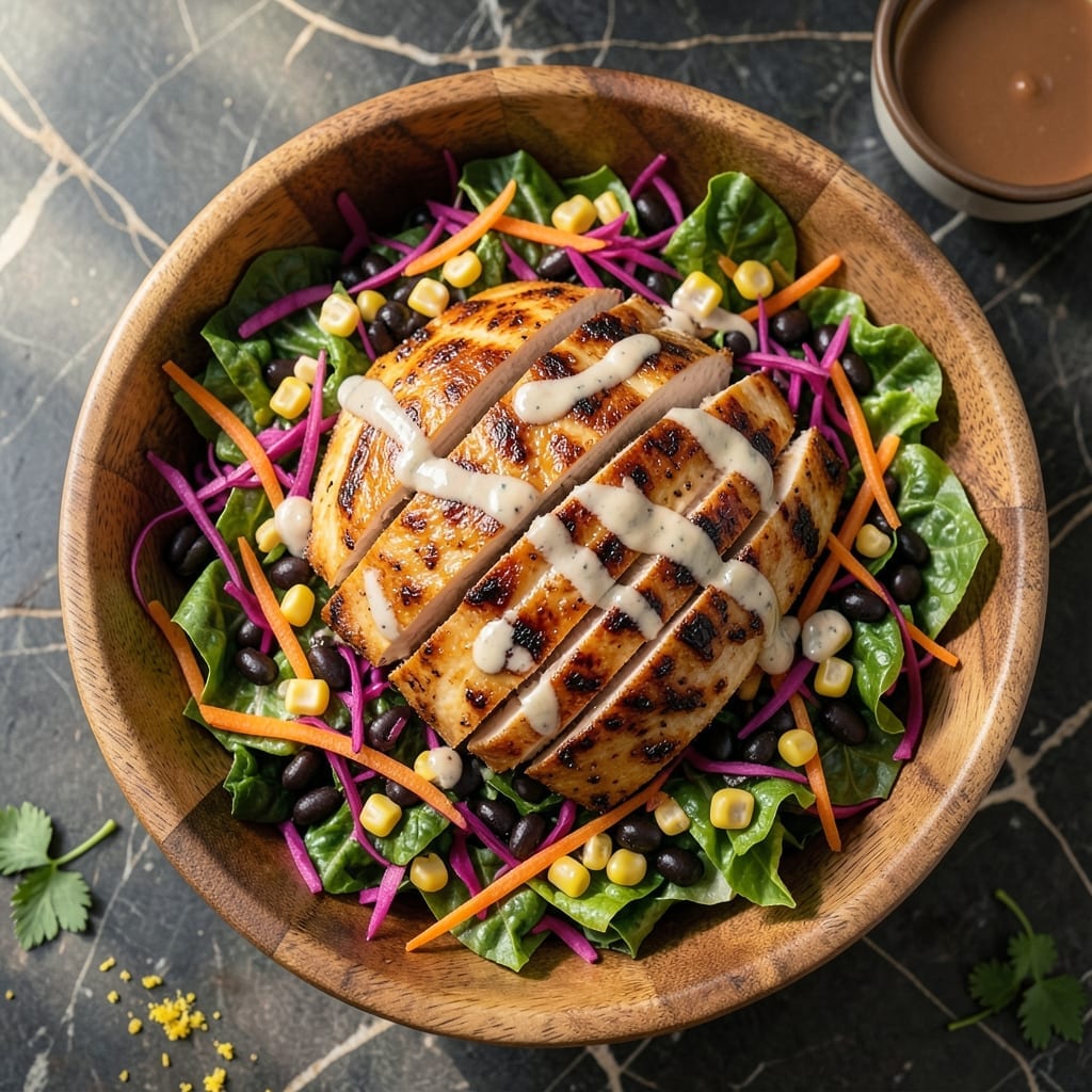 Barbecue Chicken Salad Recipe Cheesecake Factory: Copycat Crispy Crunch and Creamy Dressing