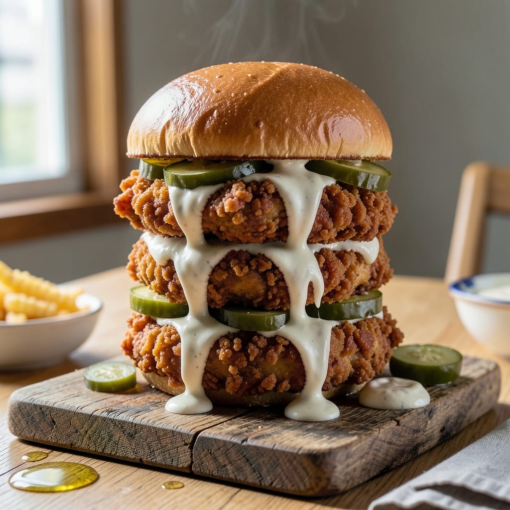 Fried Chicken Sandwich Recipe Reddit: Buttermilk-Brined Crunch With Spicy Mayo