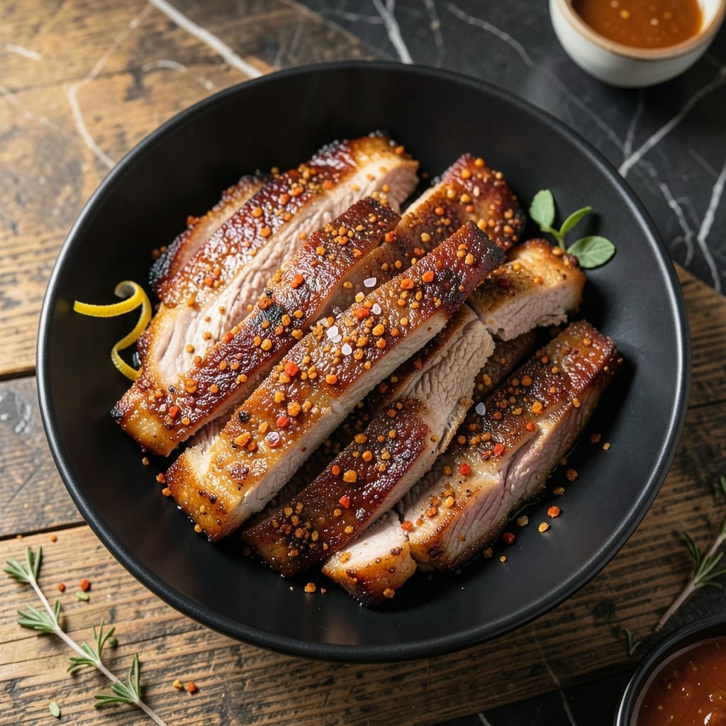 Barbecued Pork Strips Recipe: Smoky Sweetness With Charred Edges
