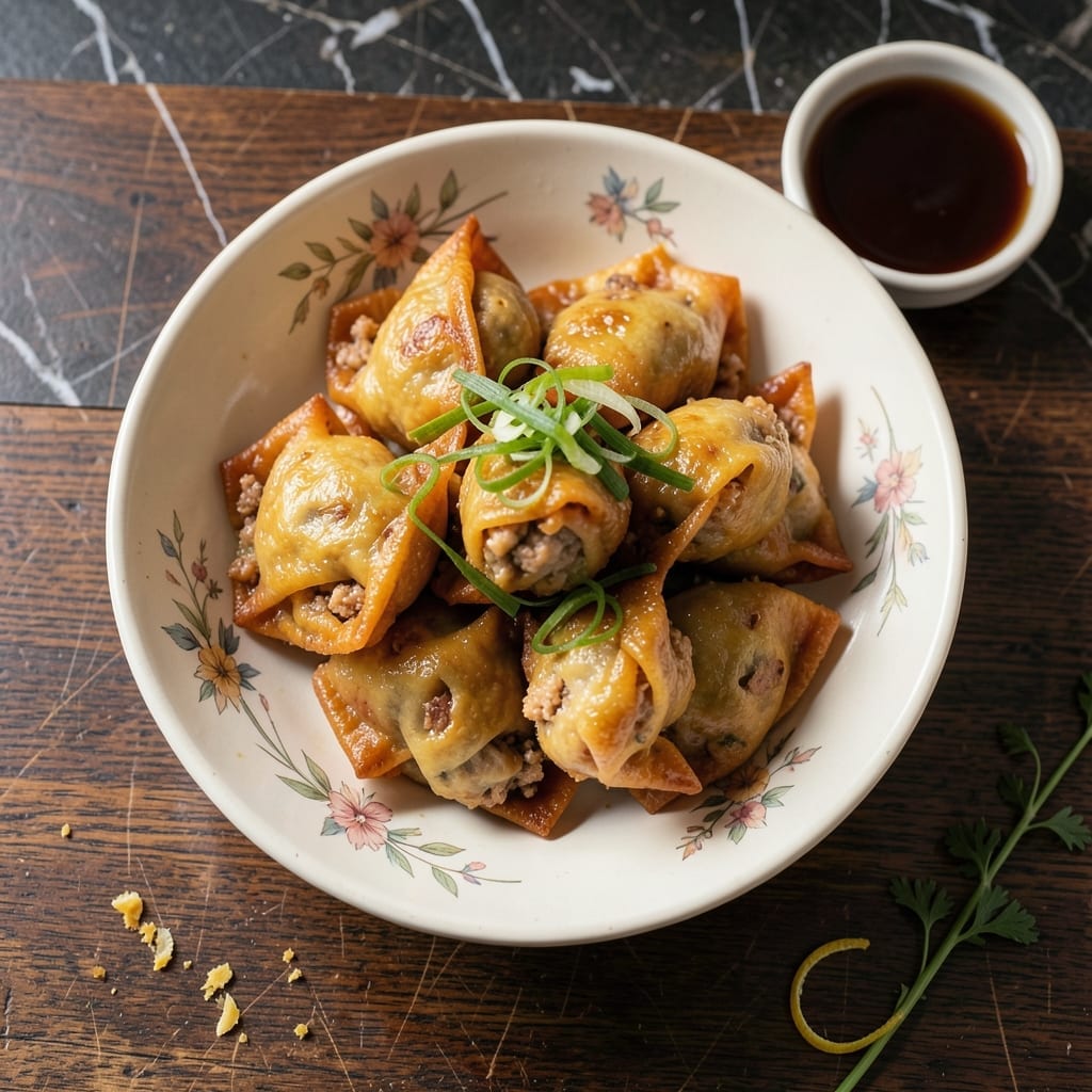 Fried Chicken Wonton Recipe Chinese: Crispy Pockets With Savory Filling Fried Chicken Wonton Recipe Chinese: Crispy Pockets With Savory Filling