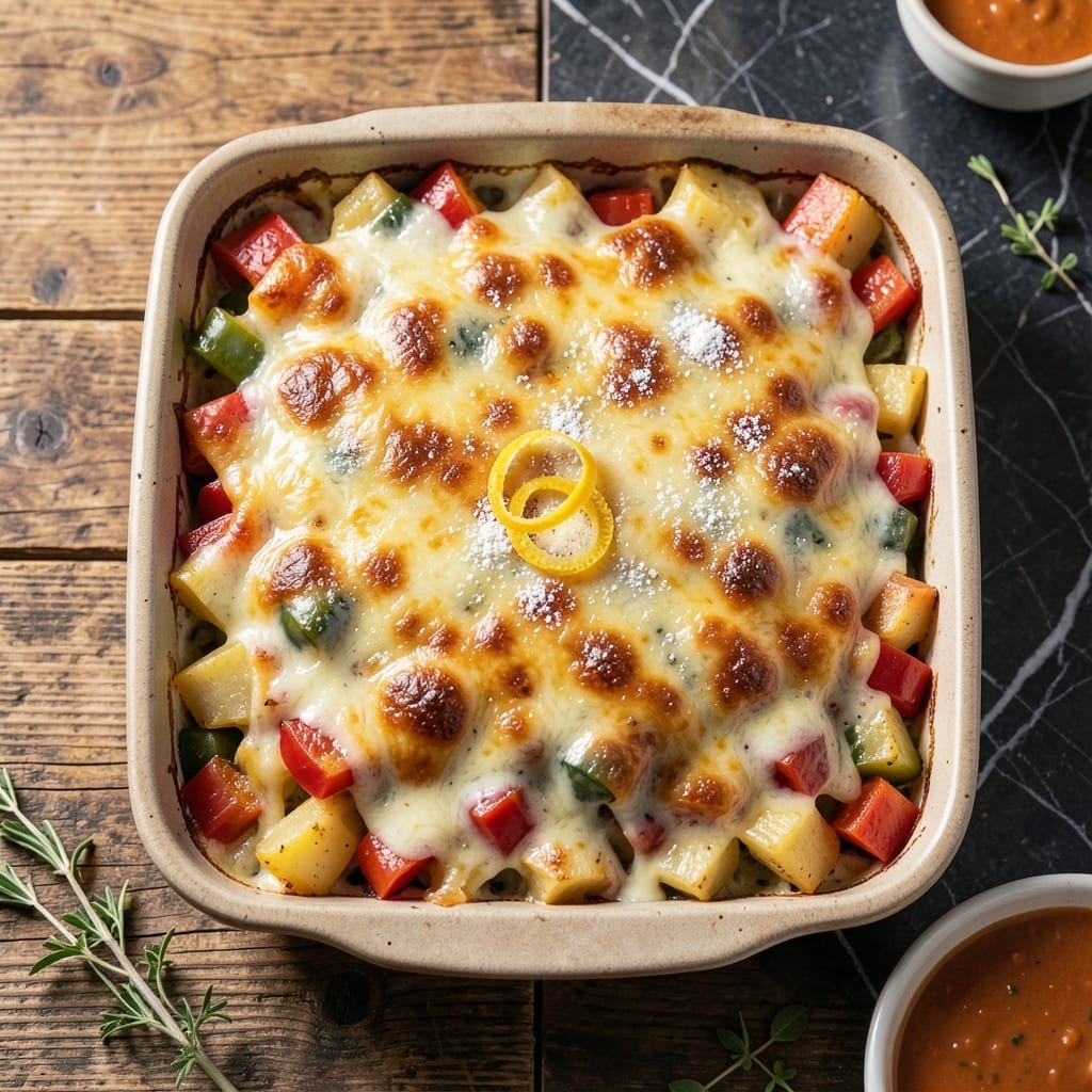 Potato O'Brien Casserole Recipe: Cheesy Breakfast Hash in One Pan Potato O'Brien Casserole Recipe: Cheesy Breakfast Hash in One Pan
