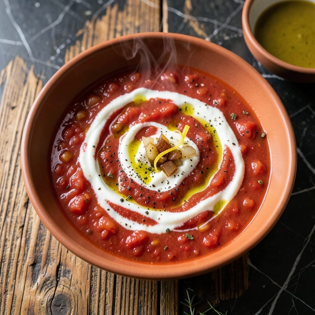 Recipe For Tomato Soup With Tinned Tomatoes: Rich and Rustic Simmered Goodness Recipe For Tomato Soup With Tinned Tomatoes: Rich and Rustic Simmered Goodness