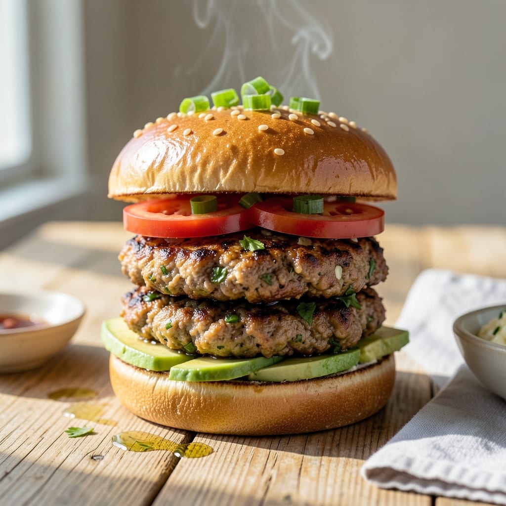 Healthy Chicken Burger Recipe for Ground Chicken: Lean and Flavorful Patties