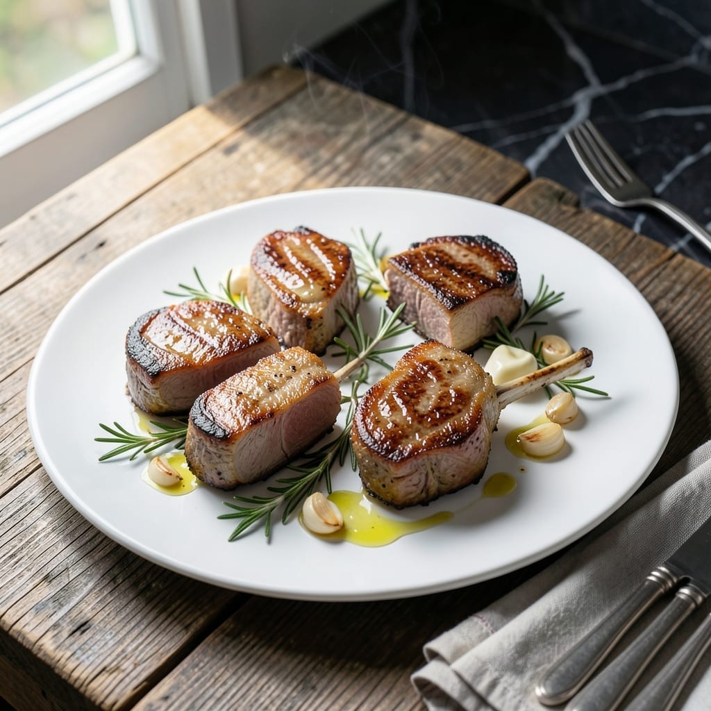 Loin Pork Chops Recipe: Pan-Seared with Garlic Herb Butter