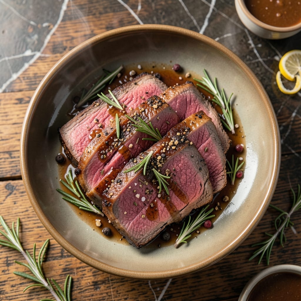 Ninja Foodi Grill Roast Beef Recipe: Air-Fry Lid Crispy Seared