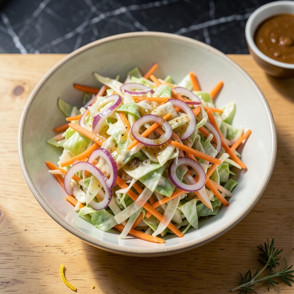 Coleslaw Recipe Without Mayonnaise: Vinegar-Based Tangy Crunch