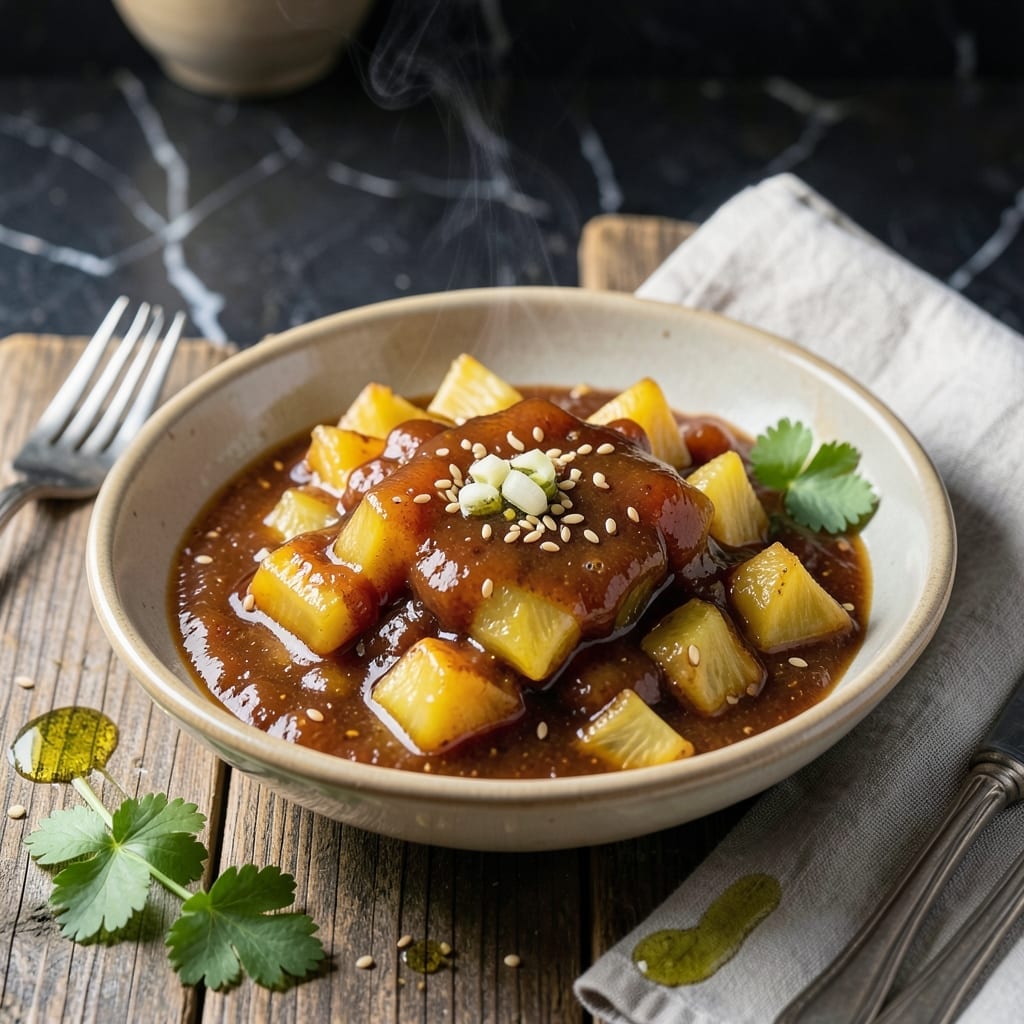 Recipe for Homemade Sweet and Sour Sauce: Tangy Dip With Pineapple Brightness