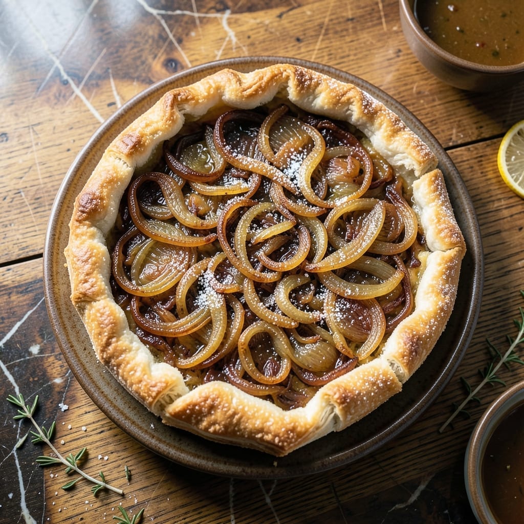 Onion Pie Recipe French: Rustic Savory Tart with Caramelized Layers