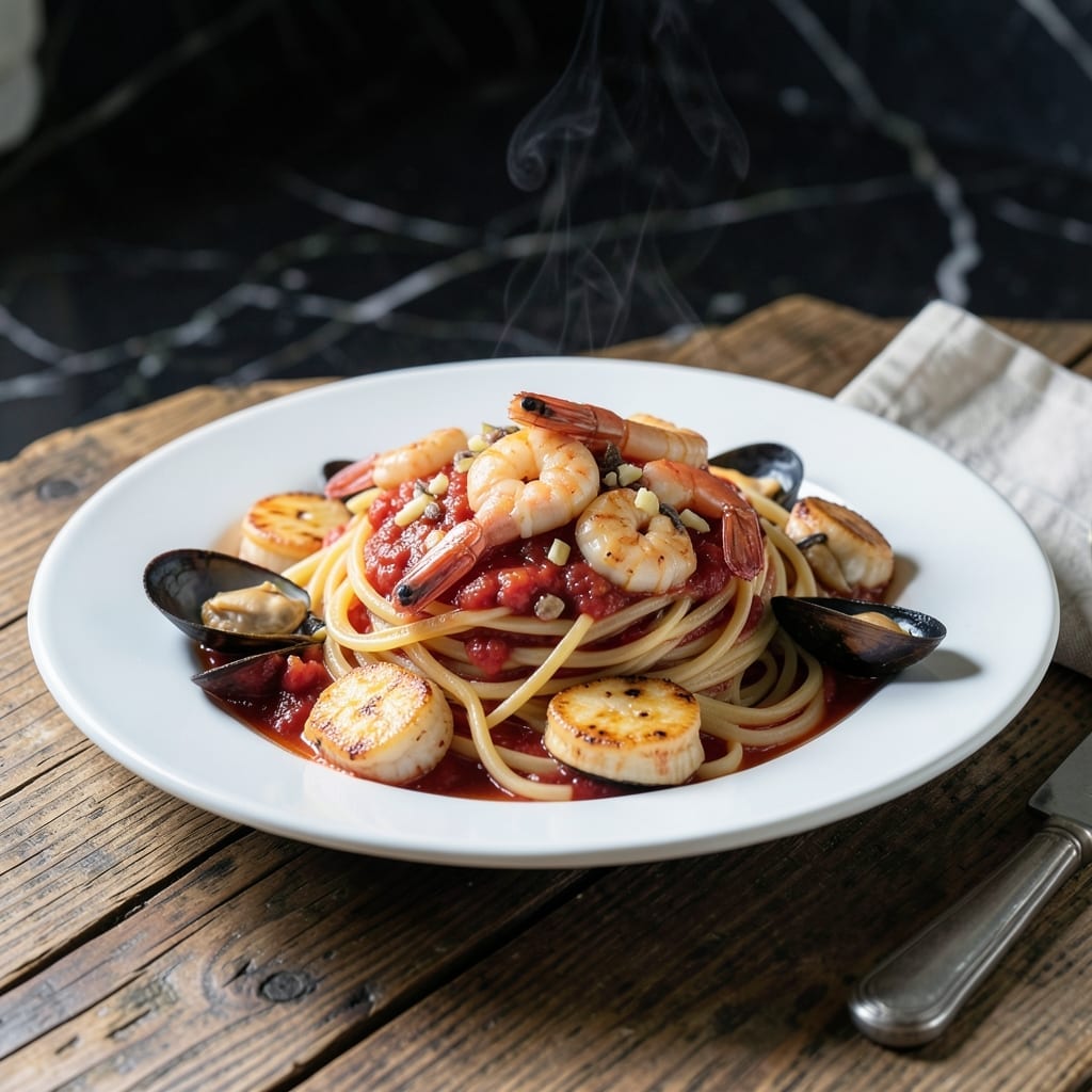 Seafood Pasta Recipe Red Sauce: Briny Depth Meets Rich Tomato