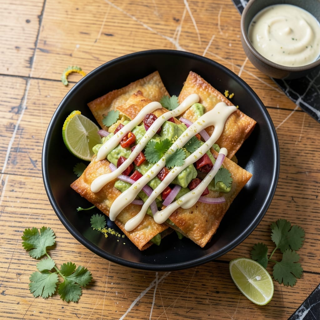 Kona Grill Avocado Egg Roll Recipe: Crispy Shell With Zesty Lime Crema
