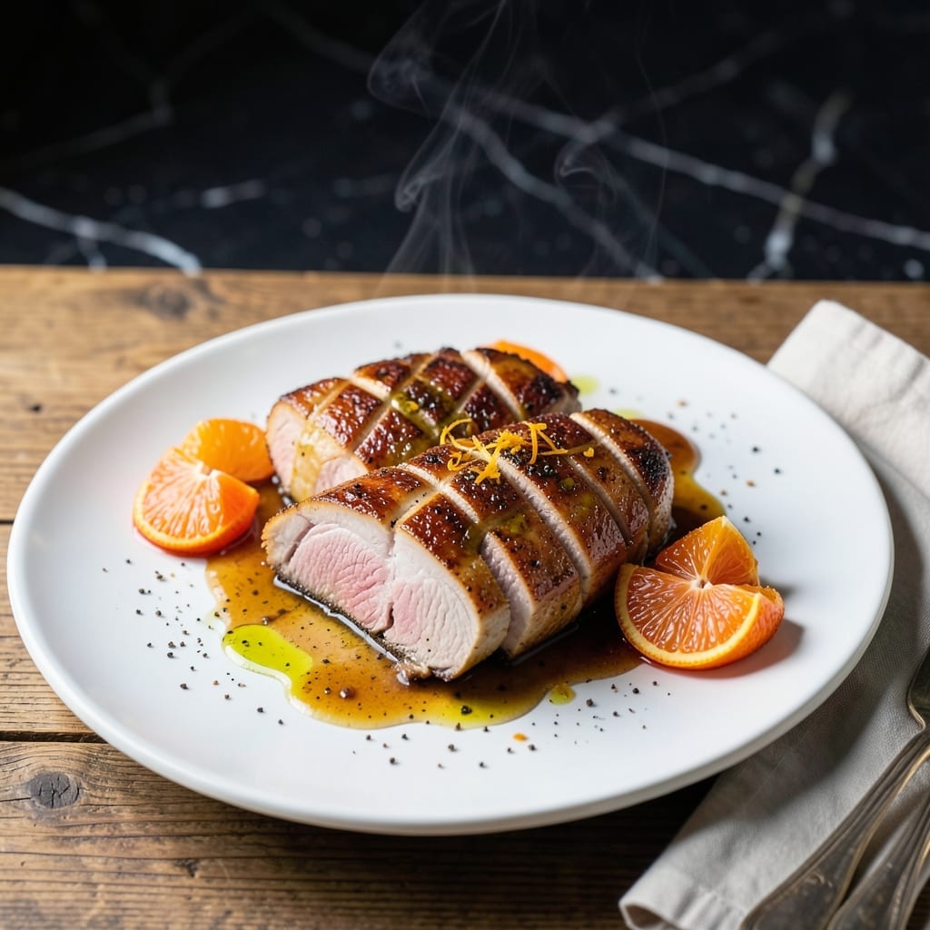 Duck Breast Recipe With Sauce: Pan-Seared Richness and Orange Glaze