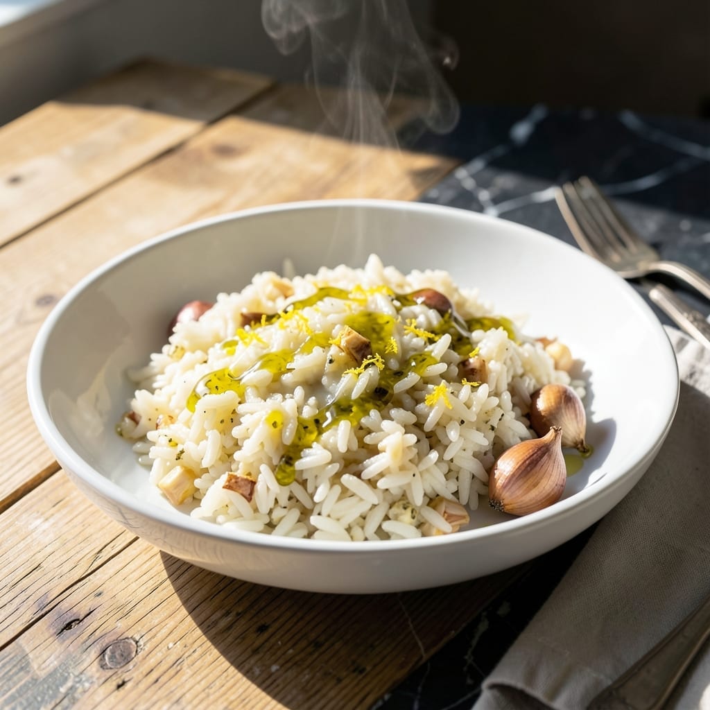 Greek Rice Recipe Rice Cooker: Hands-Off Lemon and Herb Infusion