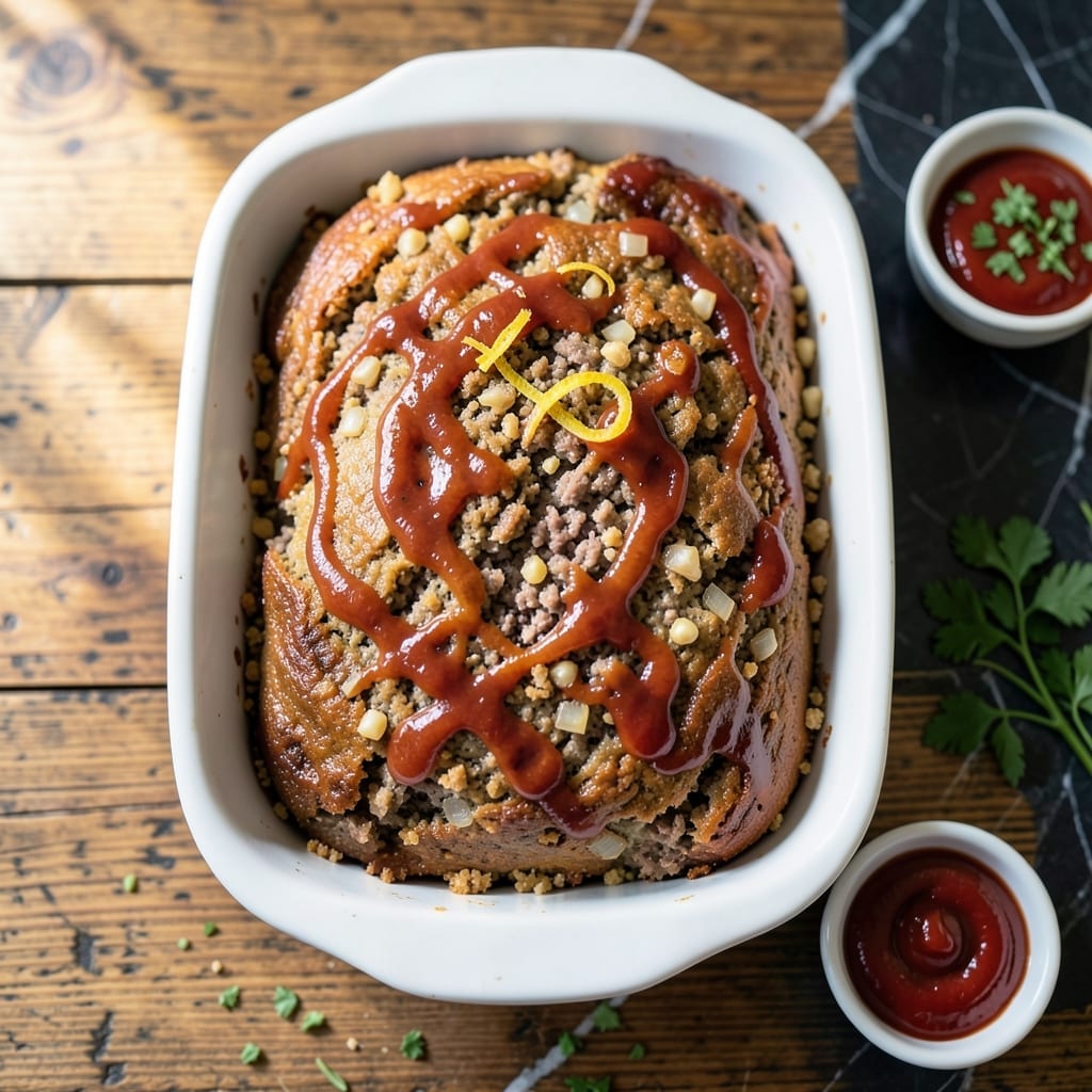 Easy Pleasing Meatloaf: Moist Center With Savory Glaze