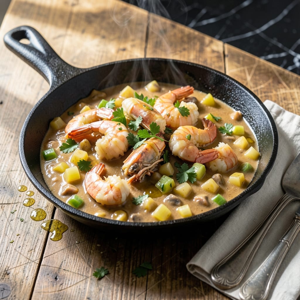 Etouffee Recipe With Cream of Mushroom: Savannah-Style Creamy Crawfish Delight
