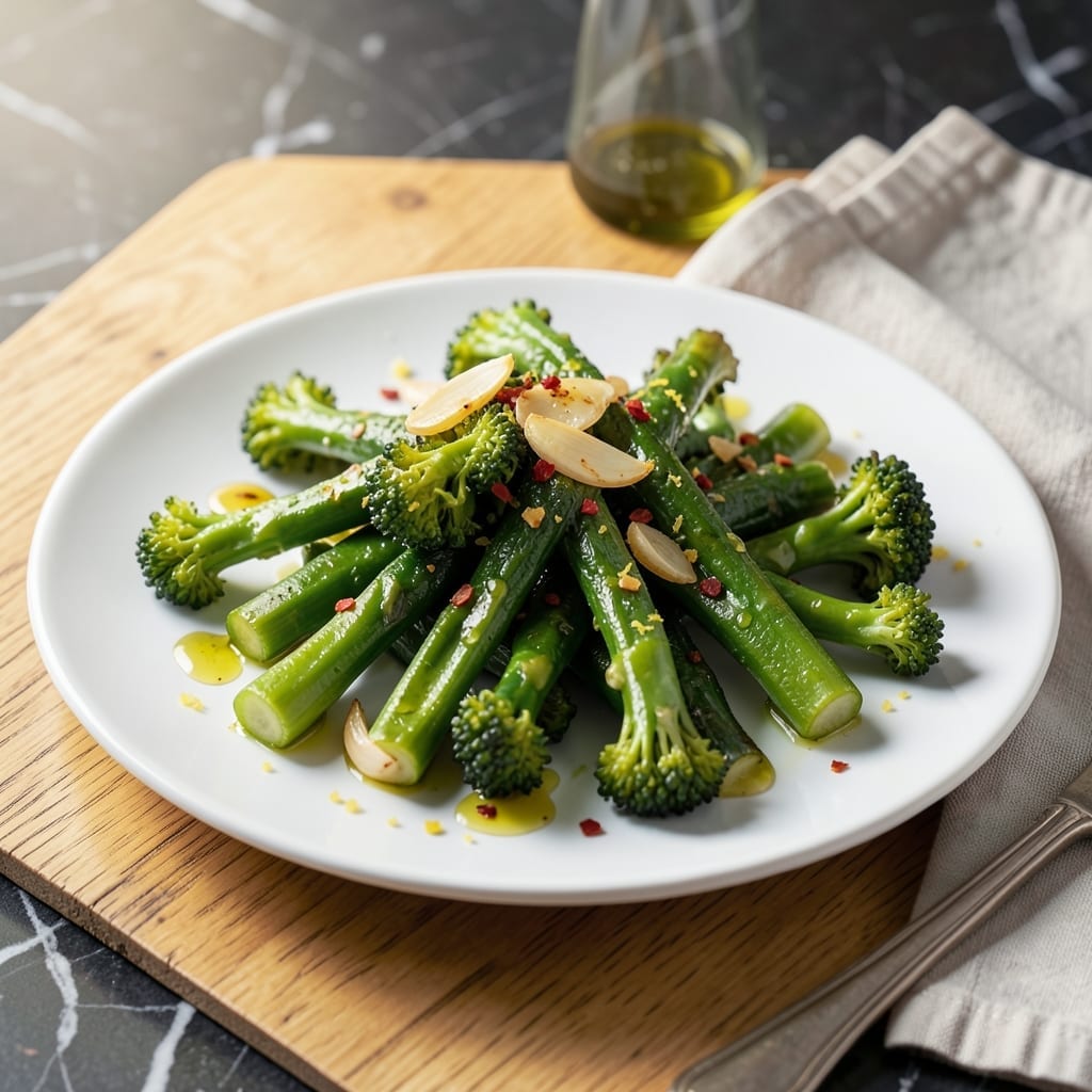 Broccoli Di Ciccio Recipe: Italian Heirloom Tender Stems Broccoli Di Ciccio Recipe: Italian Heirloom Tender Stems