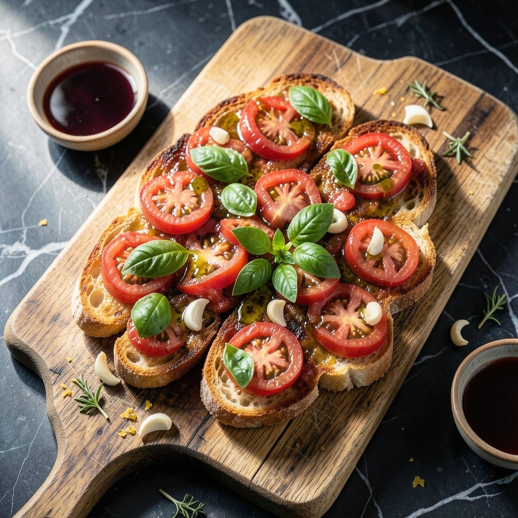 Bruschetta Recipe With Canned Tomatoes: Fresh Basil and Garlic in Minutes