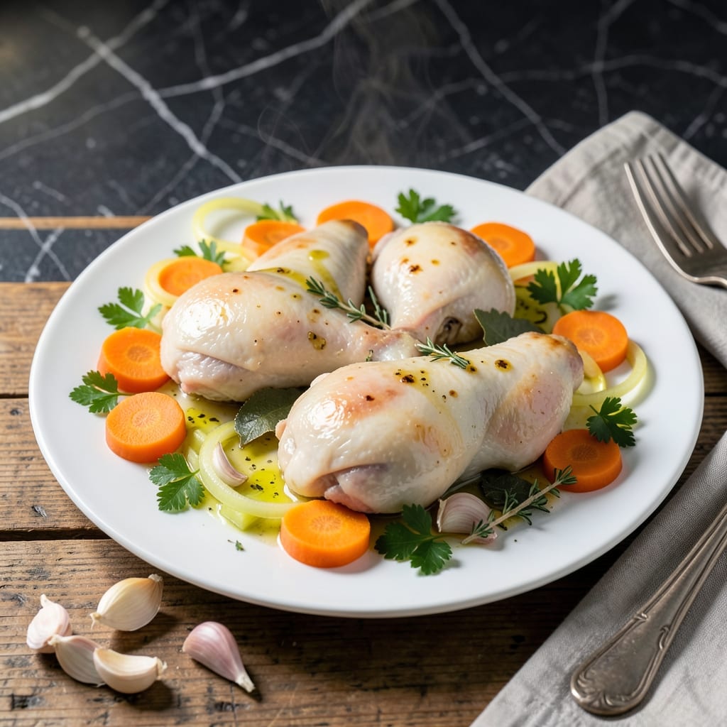 Recipe for Boiled Chicken Thighs: Tender Juiciness in a Simple Simmer