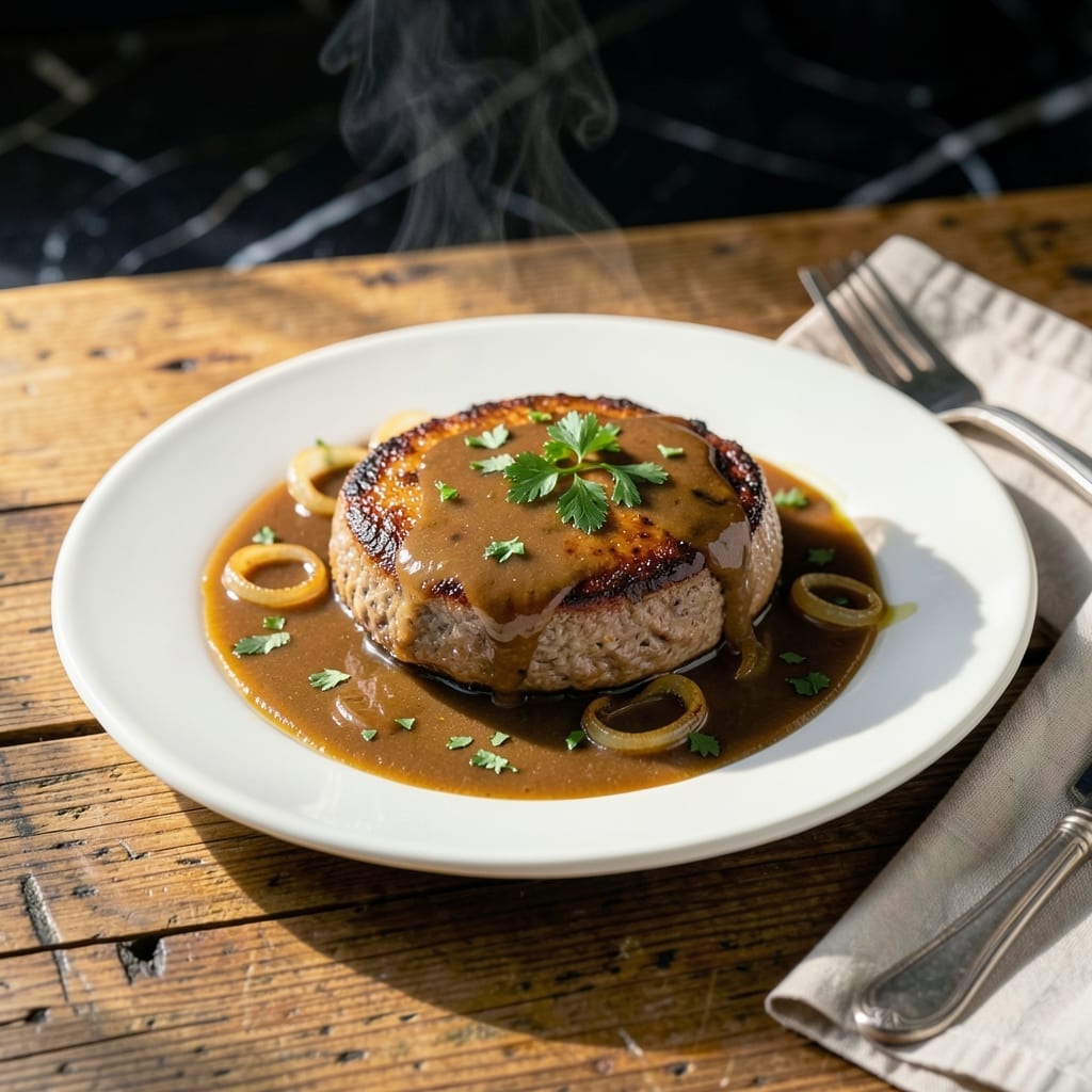 Salisbury Steak Gravy Recipe No Mushrooms: Savory Beefy Depth Without the Fungi