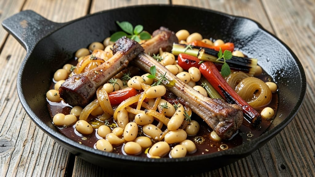 Lima Beans and Smoked Neck Bones Recipe: Collagen-Rich Stew That Deepens in Flavor