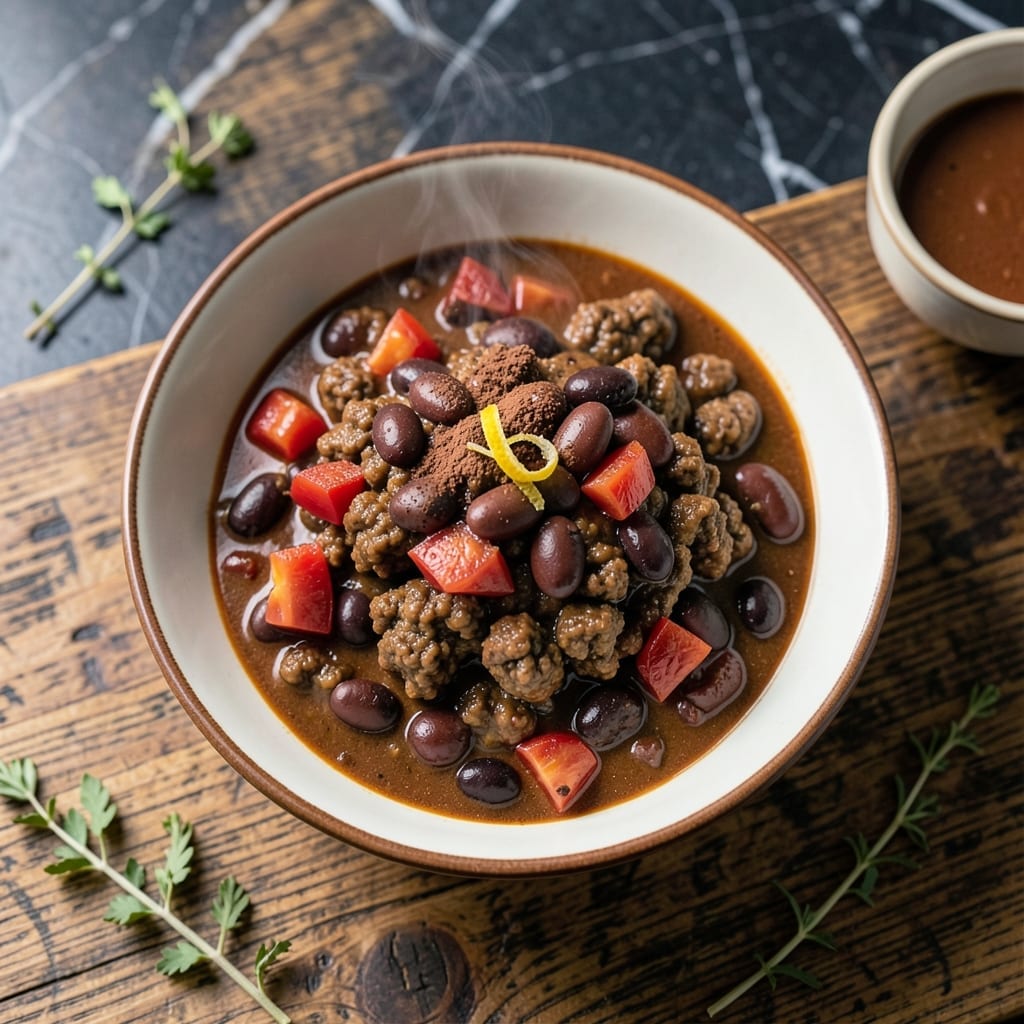 Chili With Cocoa Powder Recipe: Deep Smoky Richness in Every Bite
