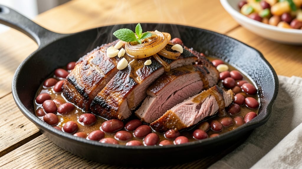 Baked Beans With Brisket Recipe: Smoky Molasses-Kissed Slow-Cooked Harmony