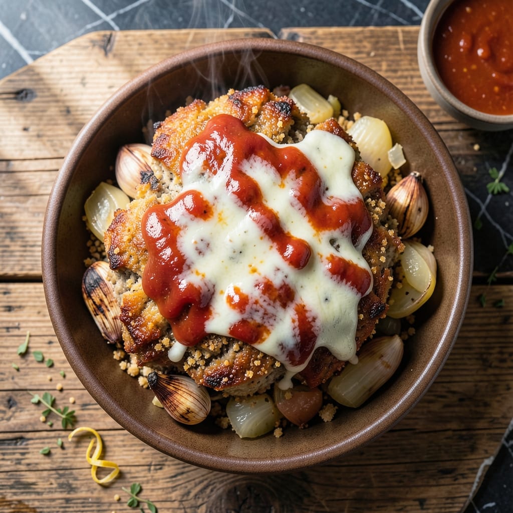 Meatloaf Recipe With Mozzarella Cheese: Gooey Center and Savory Glaze