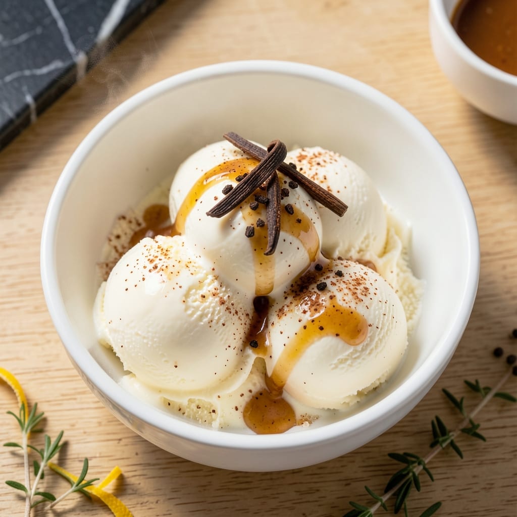 Low Fat Vanilla Ice Cream Recipe for Ice Cream Maker: Silky Smooth Churned Delight