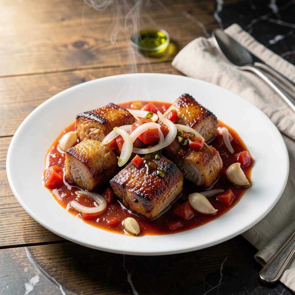 Pork Sarciado Recipe Panlasang Pinoy: Tangy Tomato Sauce with Tender Pork