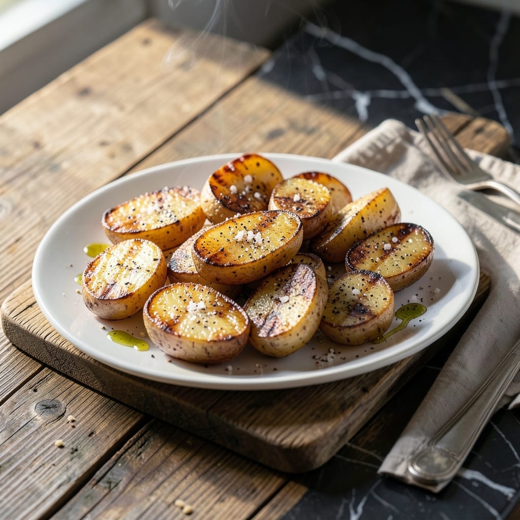 Grilled Crispy Potatoes Recipe: Smoky Golden Crust With Herbed Finish
