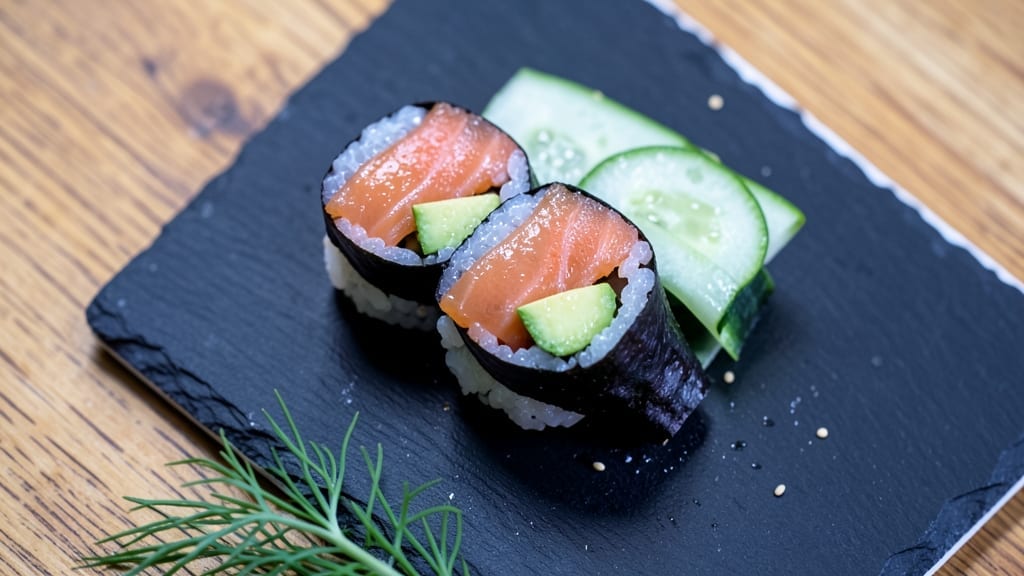 Asian-Inspired Smoked Salmon Sushi Rolls