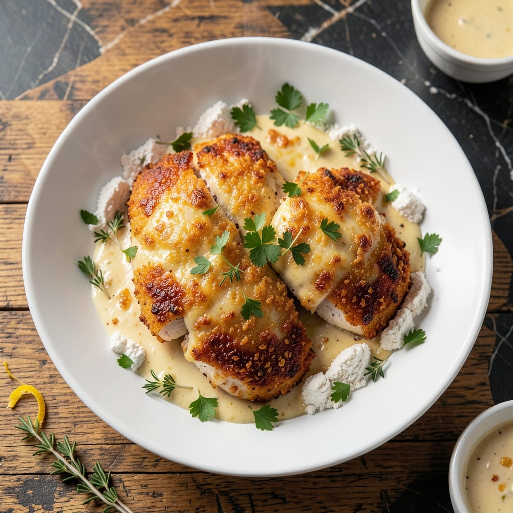 Recipe Chicken Breast Mayo Parmesan Cheese: Creamy Herb-Crusted Delight