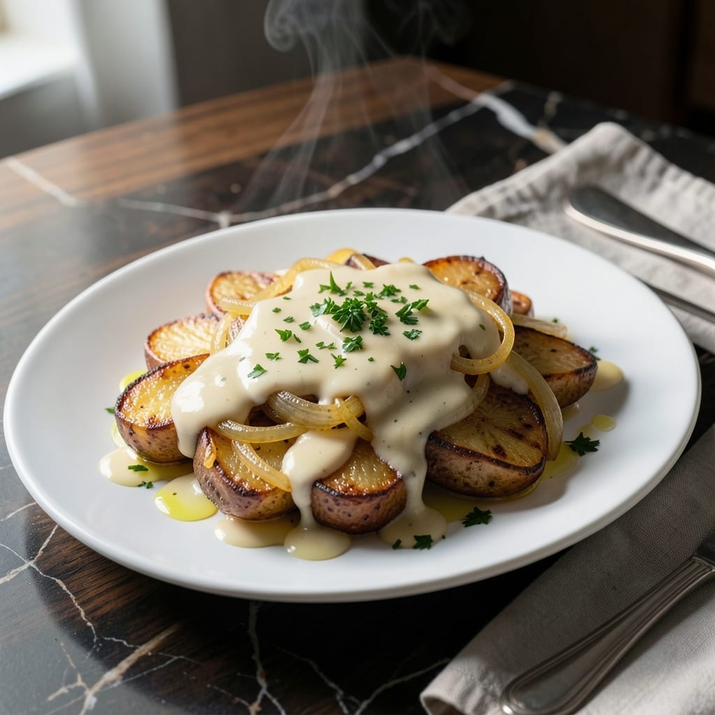Ruth's Chris Lyonnaise Potatoes Recipe: Copycat Steakhouse Creamy Indulgence