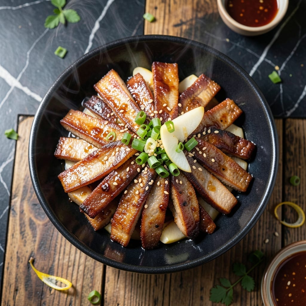 Golden Island Korean BBQ Pork Jerky Recipe: Sweet and Savory Chewy Bites