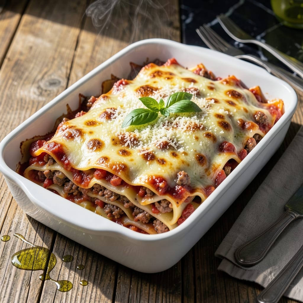 Lasagna Recipe Simple: One-Pan Cheesy Layers Without the Fuss