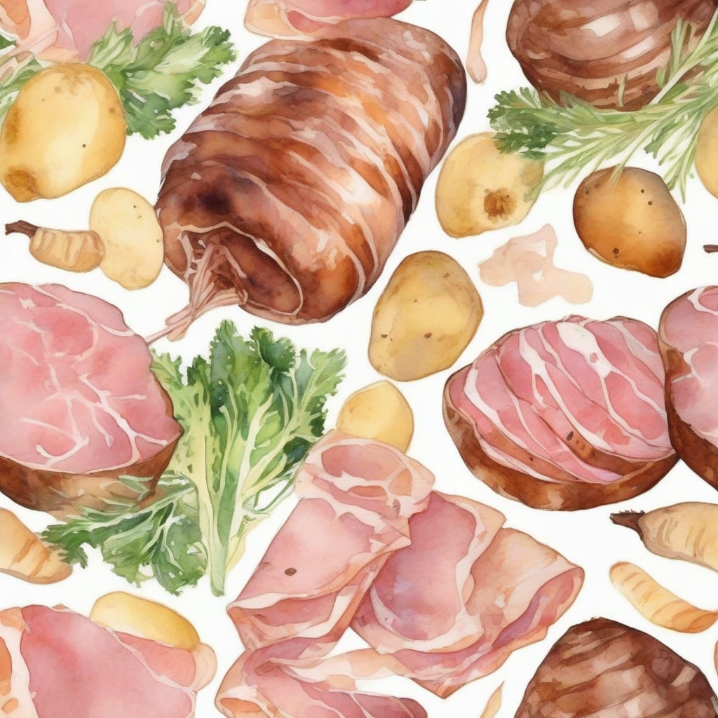 ham sauerkraut potatoes recipe