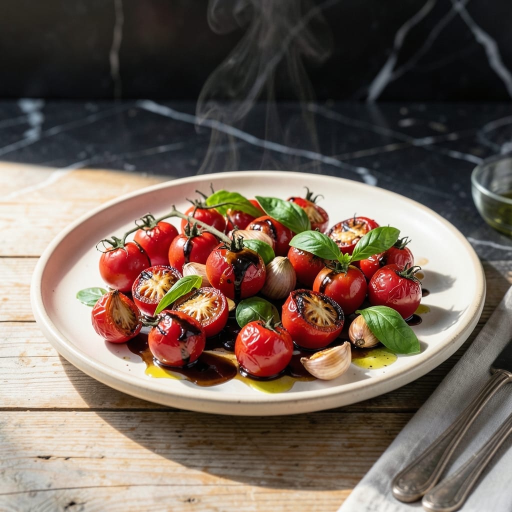 Grilled Cherry Tomatoes With Garlic Recipe: Bursting With Sweet and Savory Depth